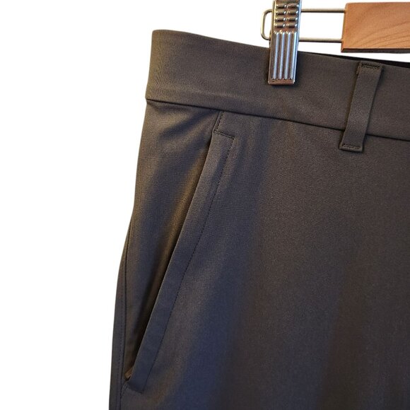 Reigning Champ Pants Men's 36 36x32 Gray Carbon Stretch Warp Knit Coach's Slim - Picture 4 of 15